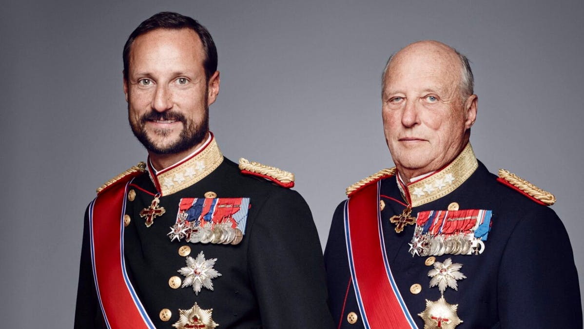 Kronprins Haakon og kong Harald