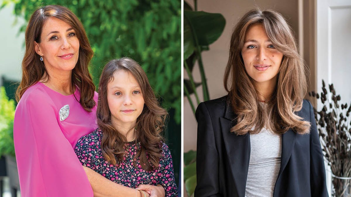 Prinsesse Marie og komtesse Athena samt Benedikte Thoustrup.