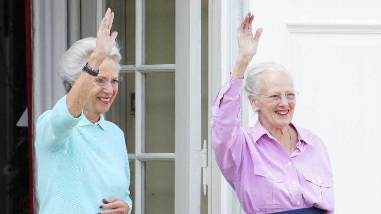 Prinsesse Benedikte og dronning Margrehte