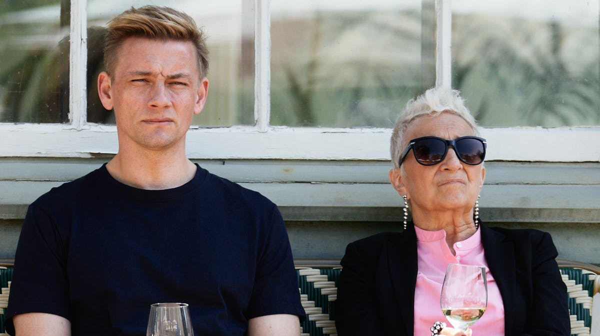 Joe og Vibeke i "Agent". 