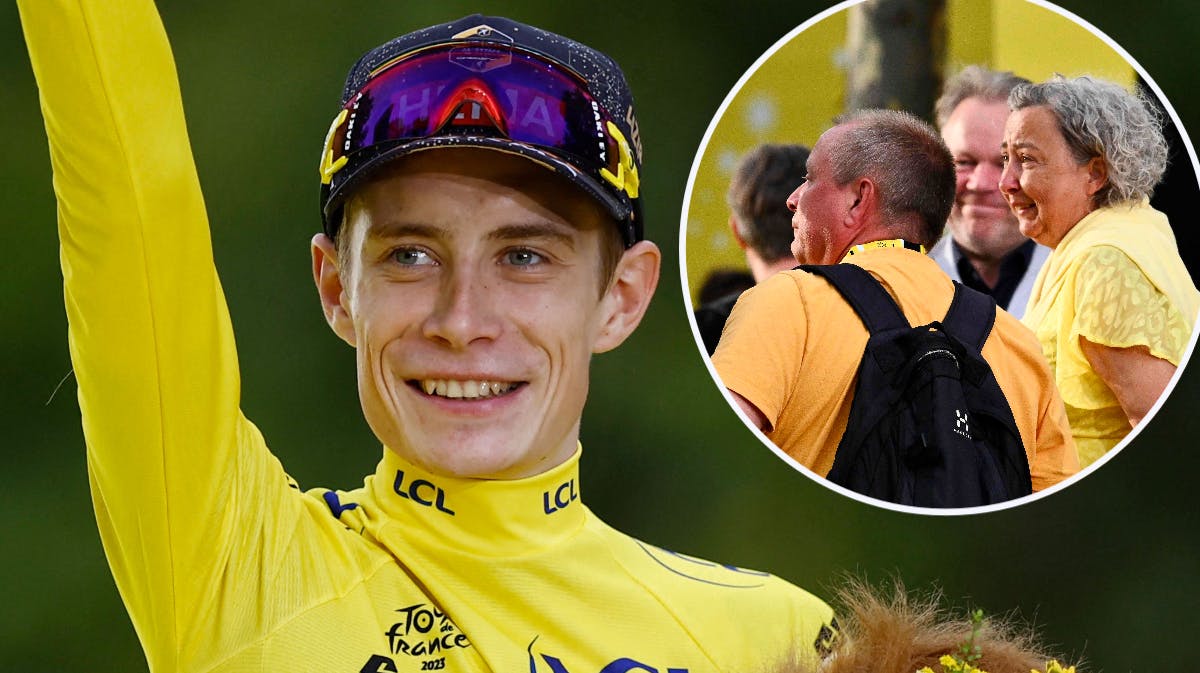 Jonas Vingegaard. Indsat: Forældrene Claus og Karina. 