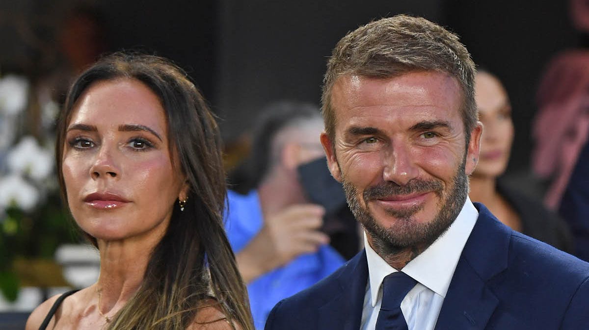 Victoria og David Beckham.