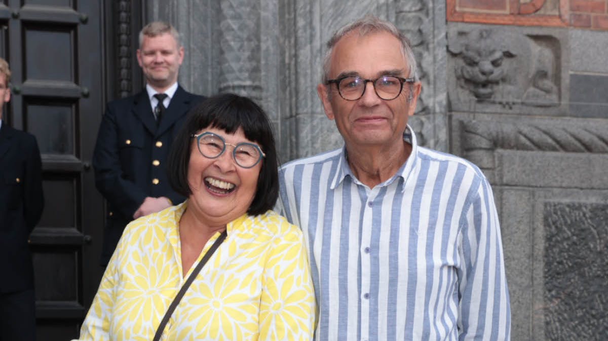 Rosa Kildahl med sin mand, Carsten.