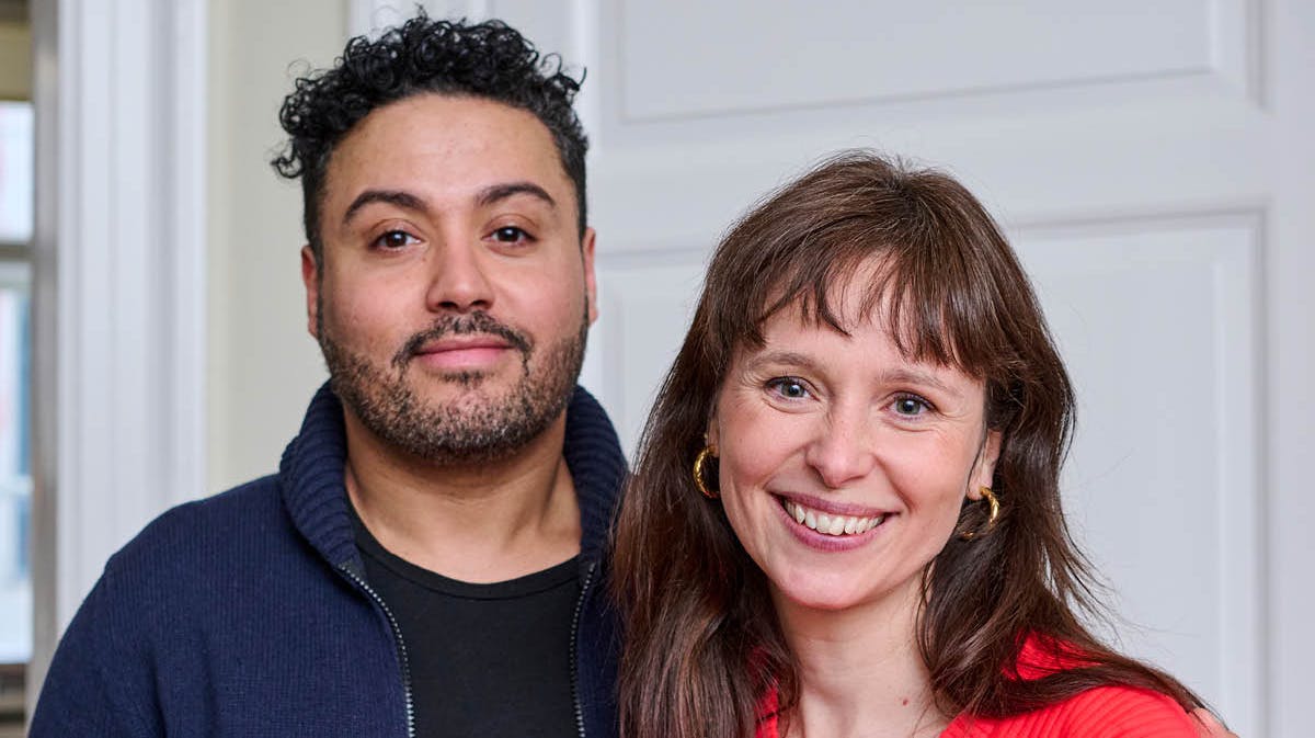 USO og hustruen Lykke Sand Michelsen.