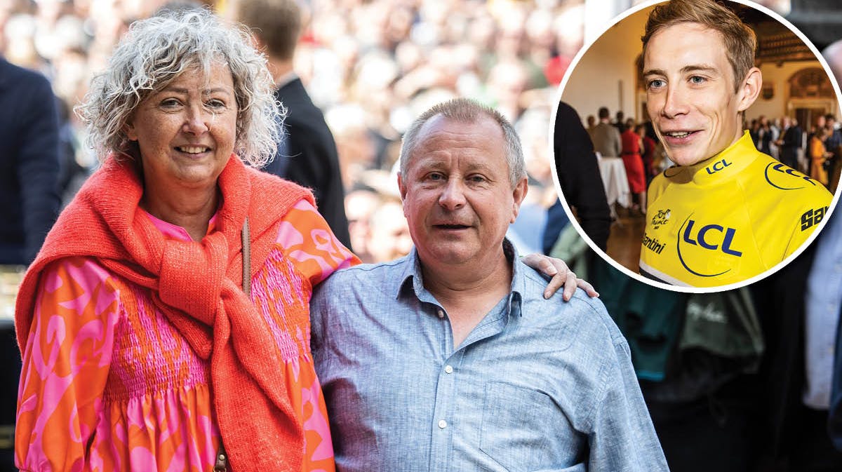 Karina, Claus og Jonas Vingegaard. 