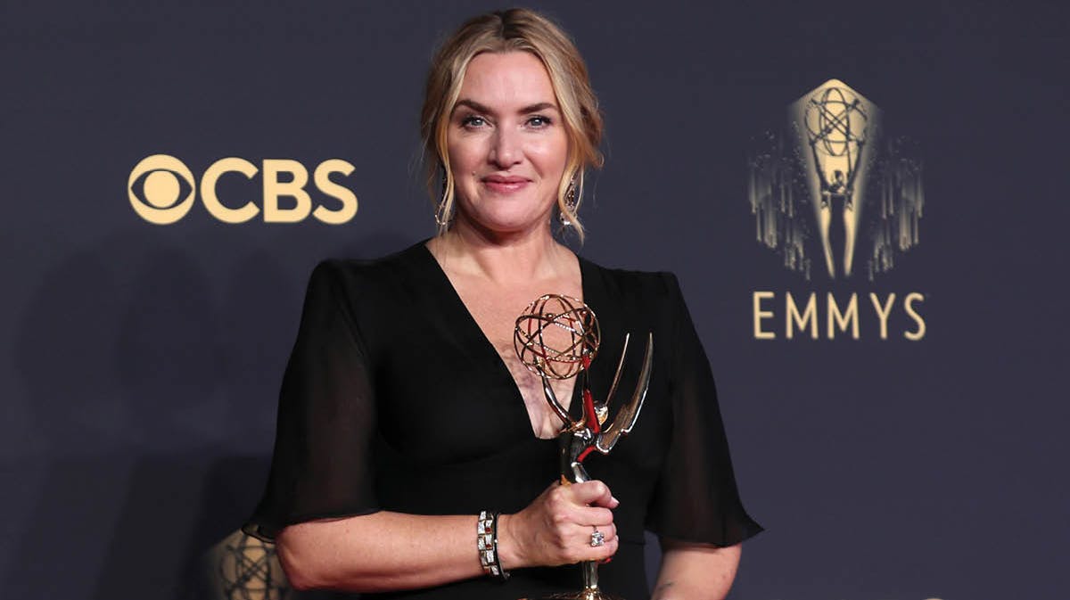 Kate Winslet vandt en Emmy i 2021.