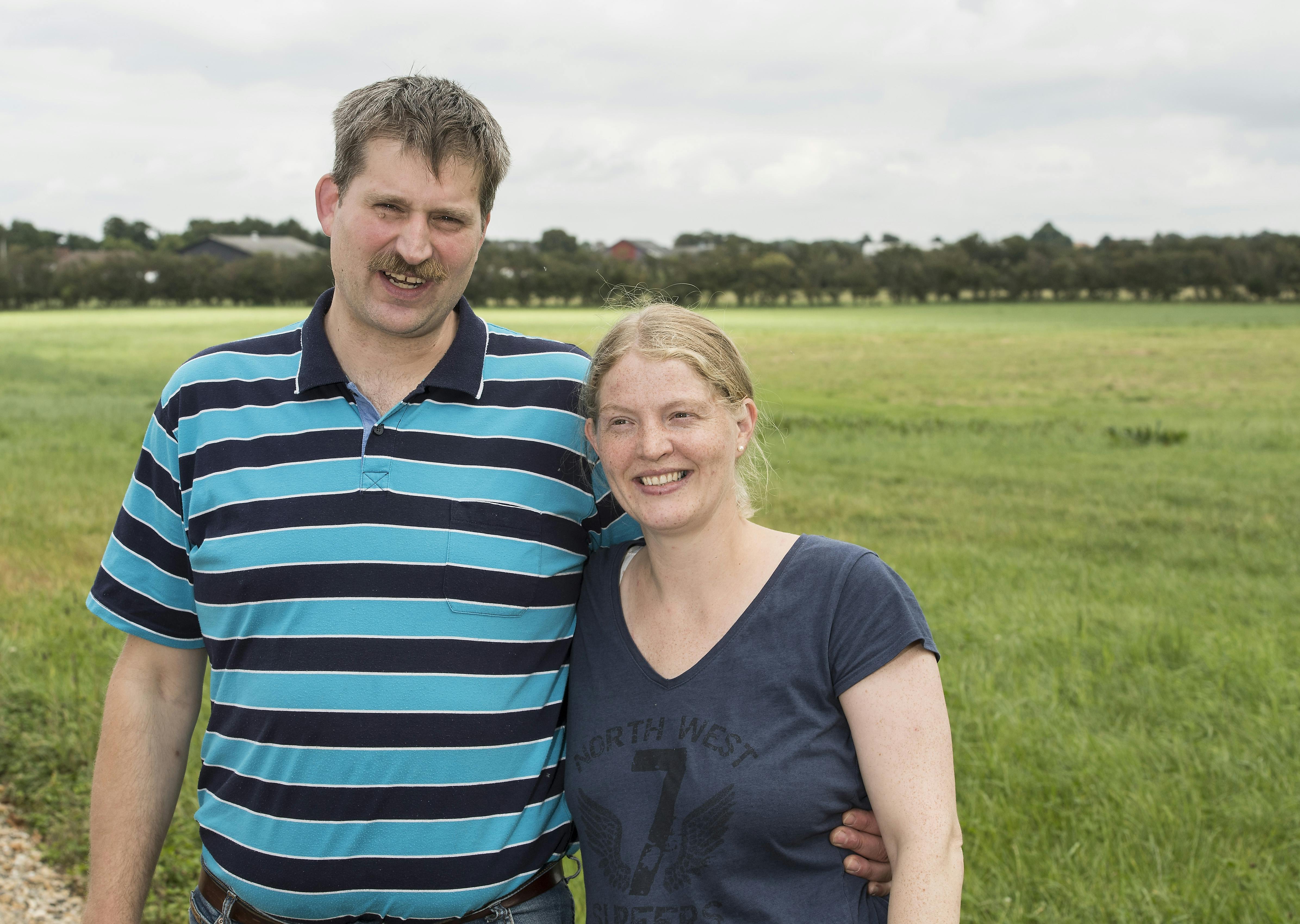 23.08.2016. Sigrid og Ole, kendt fra TV2s tv-serie "Landmand søger kærlighed"BilledBladet - Journalist - Ken Richter Foto Claus Fisker