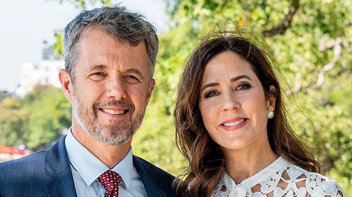 Kronprins Frederik og kronprinsesse Mary.