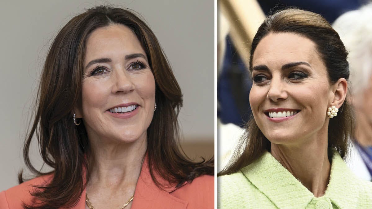 Kronprinsesse Mary og prinsesse Catherine.