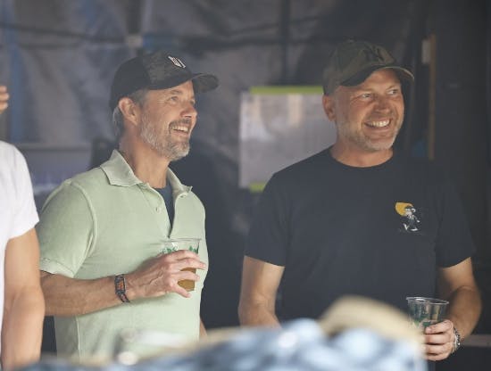 Kronprins Frederik og Michael Brandt