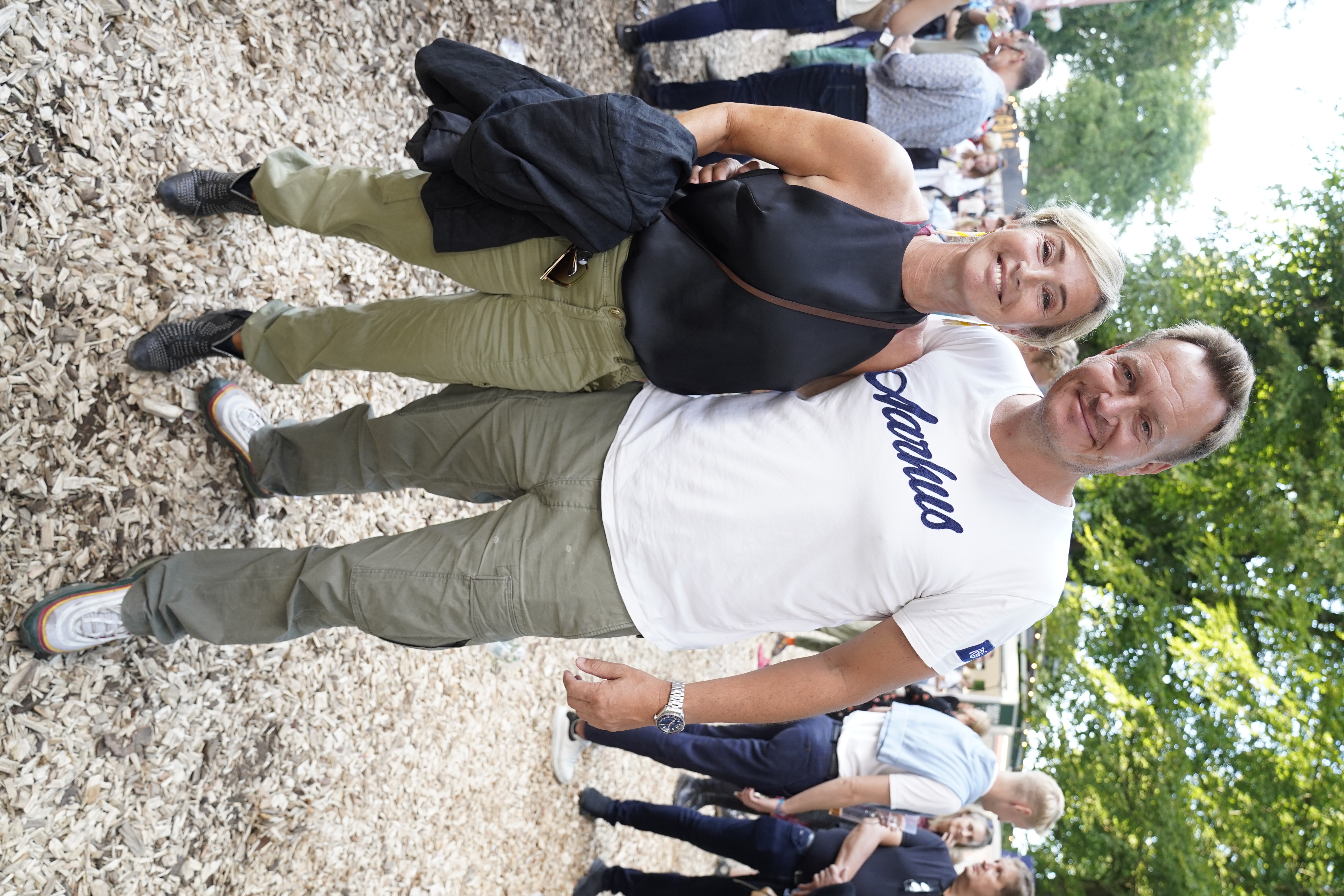 Natasja Crone havde kæresten og sønnerne med på Smukfest