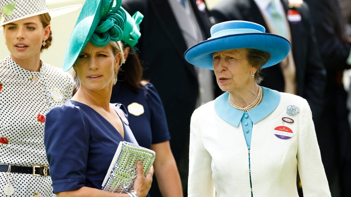 Zara Tindall og prinsesse Anne