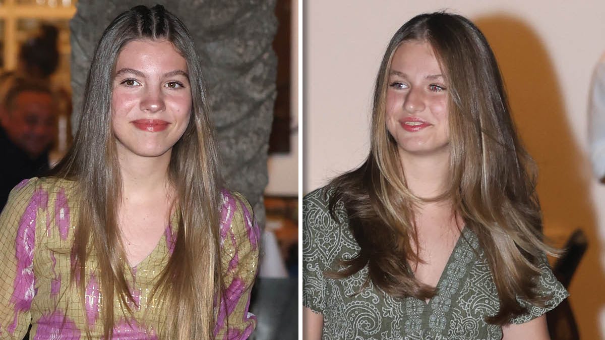 Prinsesse Sofia og prinsesse Leonor af Spanien.