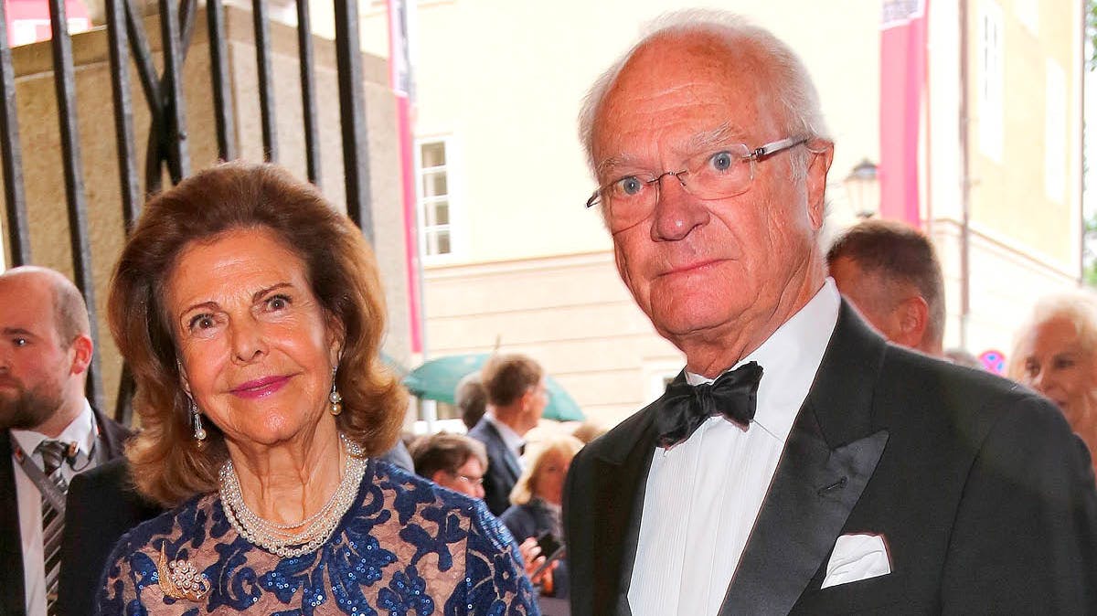 Dronning Silvia og kong Carl Gustaf. 