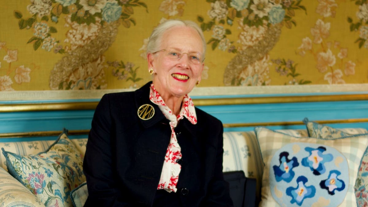 Dronning Margrethe.