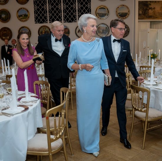 Prinsesse Benedikte, Brian Mikkelsen og Jens Olesen
