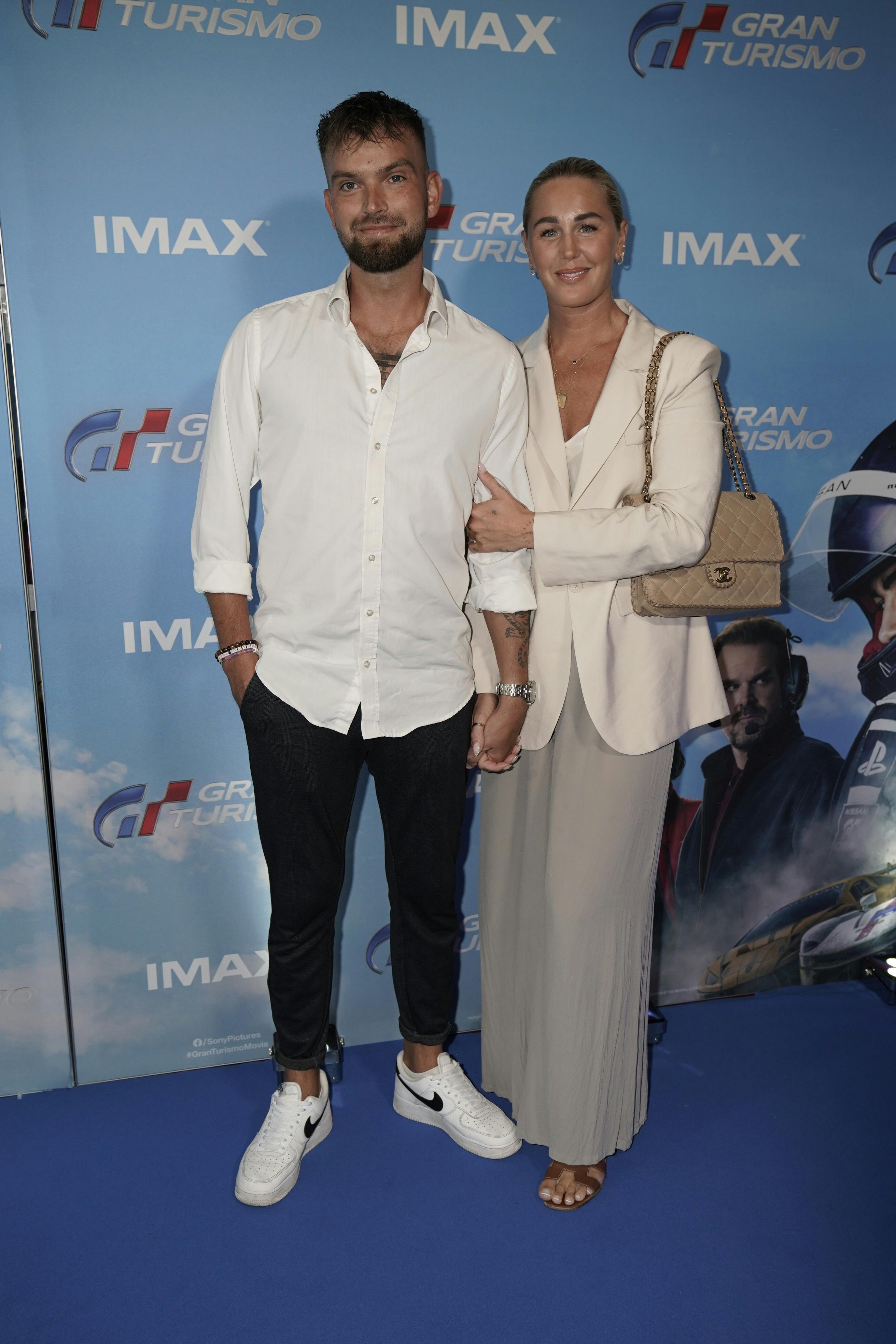 Jeanette Ottesen med kæresten Christian Wahlgreen.