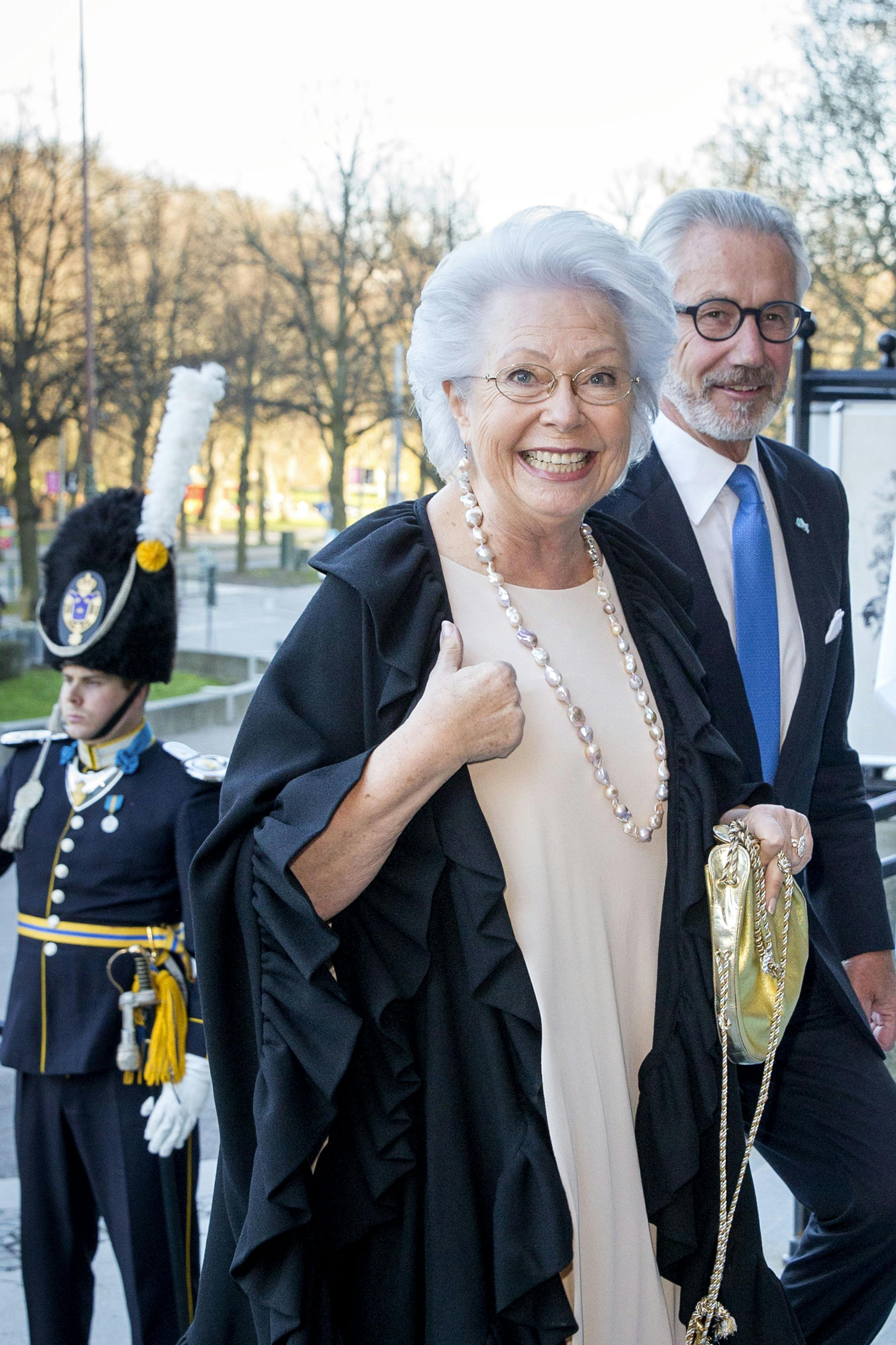 Princess Christina and Tord Magnuson of Sweden arrive at the Nordic museum for the concert by the Royal Swedish Opera and Stockholm Concert on the occasion of the 70th birthday of the Swedish King Carl Gustaf in Stockholm, Sweden, 29 April 2016. Photo by: Patrick van Katwijk/picture-alliance/dpa/AP Images