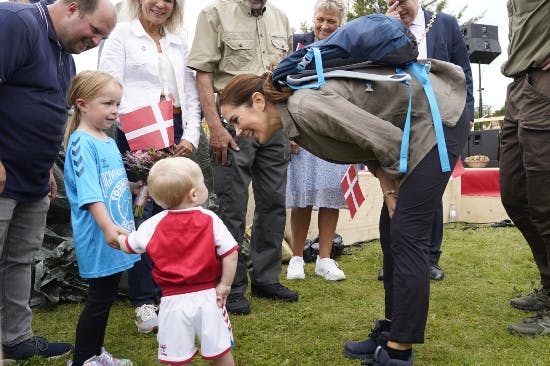 Kronprinsesse Mary med Thea og Viggo