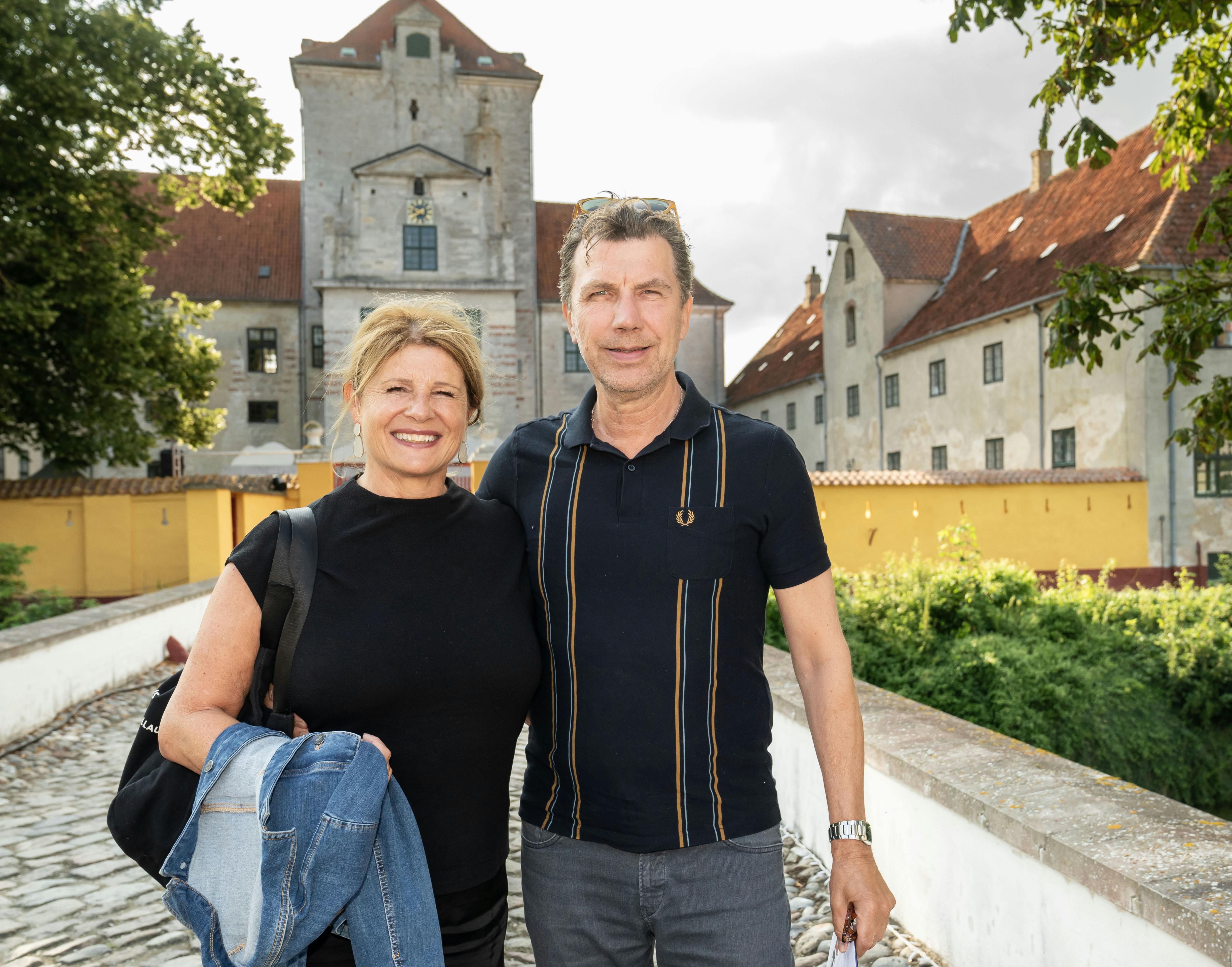 Jesper Lohmann med sin forlovede Lise Frølund