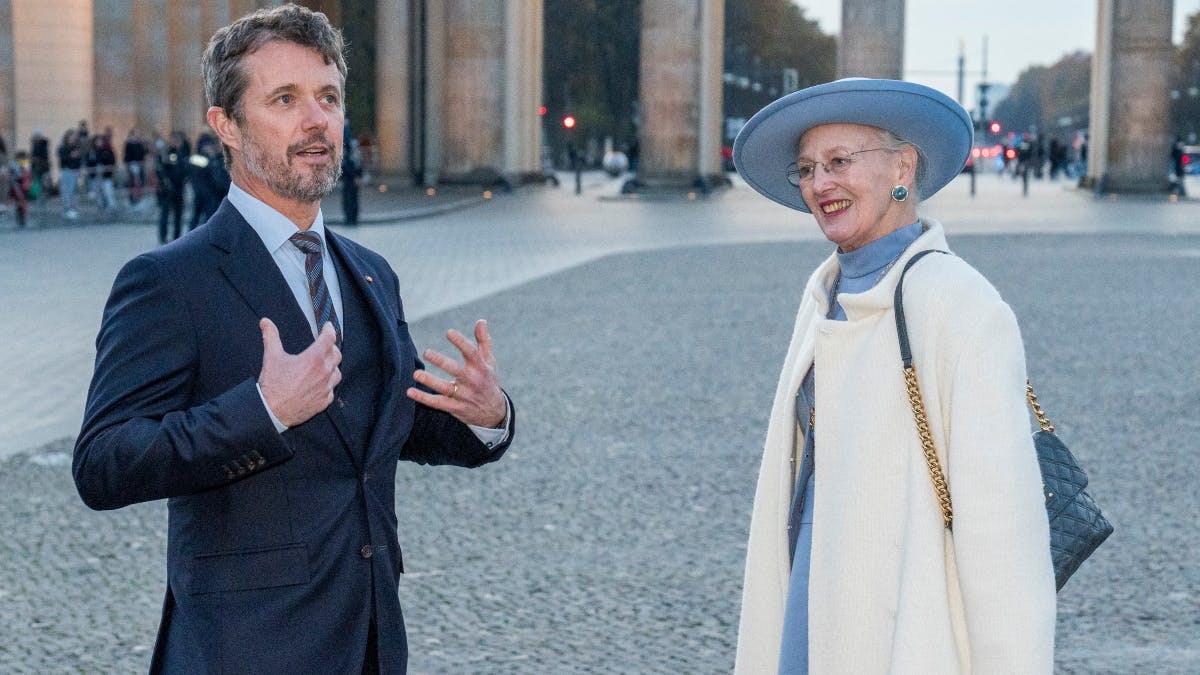 Kronprins Frederik og dronning Margrethe