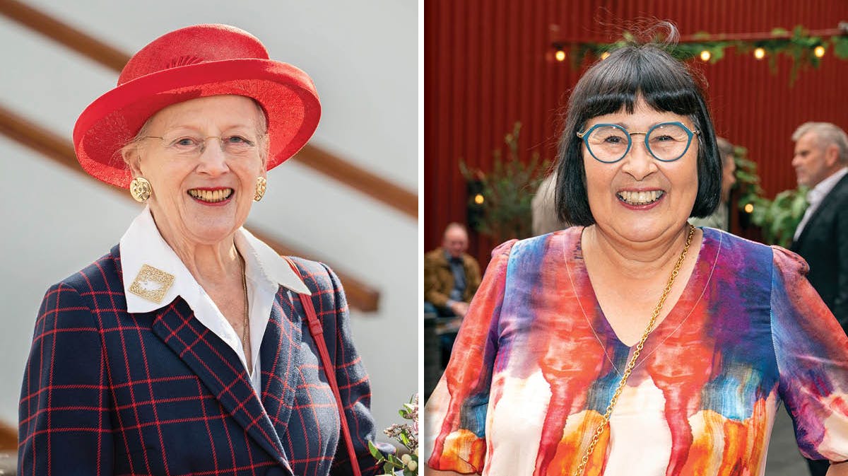Dronning Margrethe og Rosa Kildahl