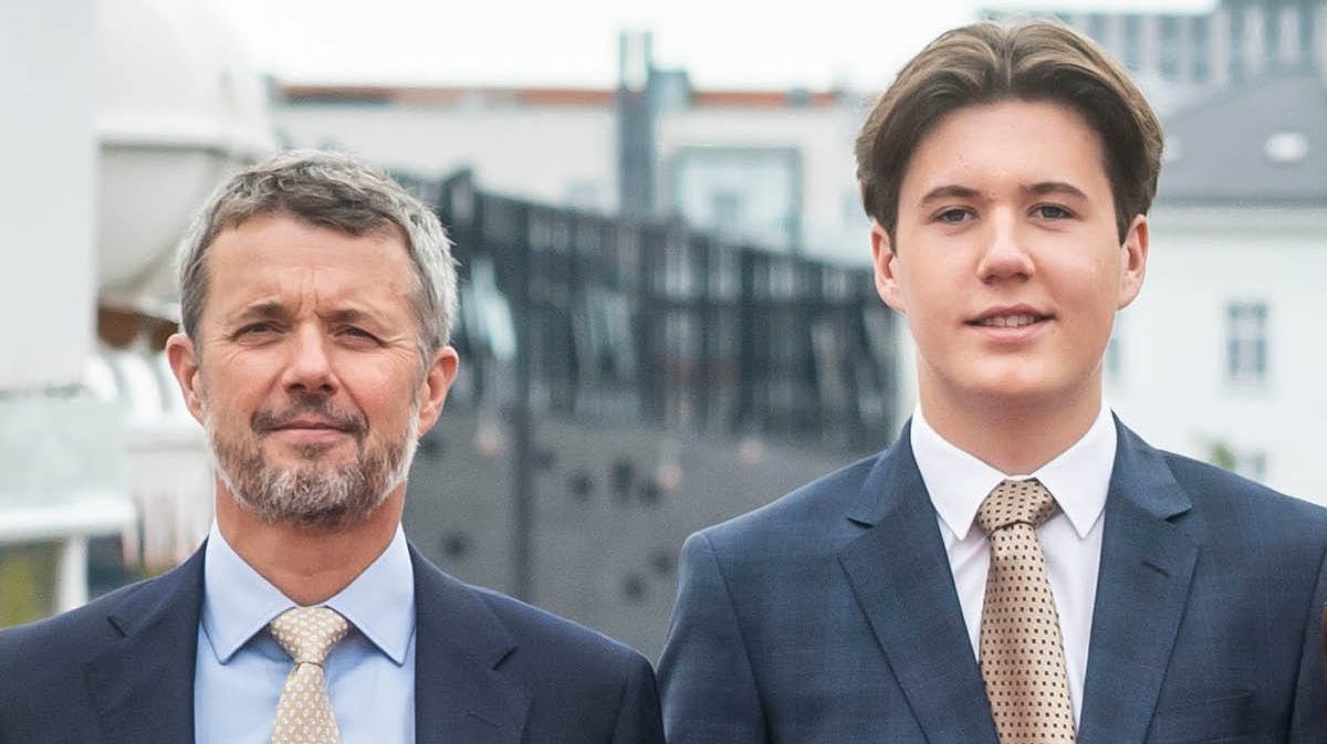 Kronprins Frederik og prins Christian.