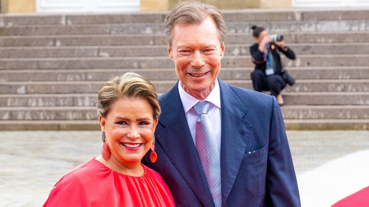 Storhertuginde Maria Teresa og storhertug Henri. 