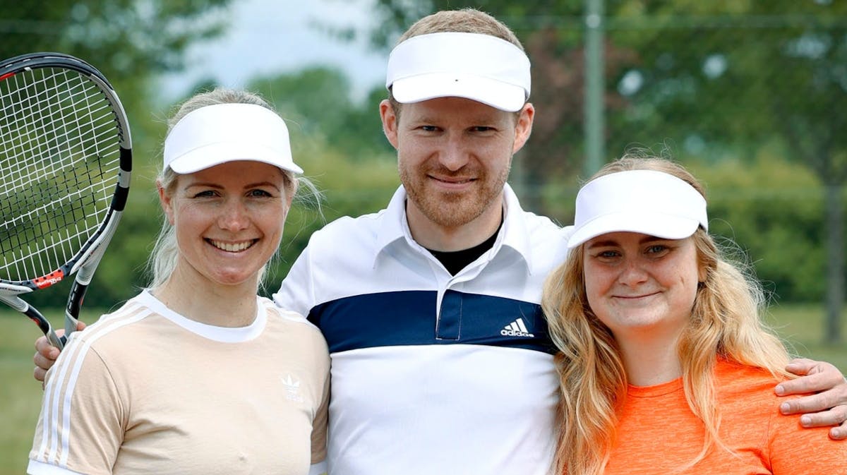 Linea, Claus og Nicoline. 