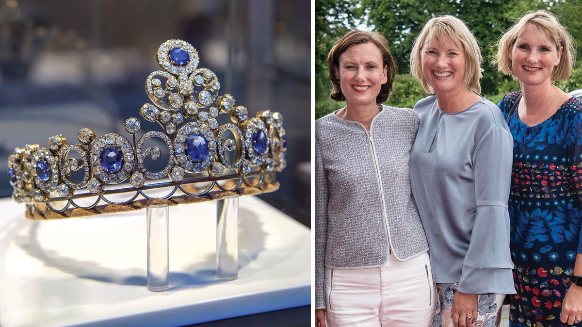 Rosenborg-søstrene, Feodora, Josephine og Camilla, solgte det smukke diadem på auktion.