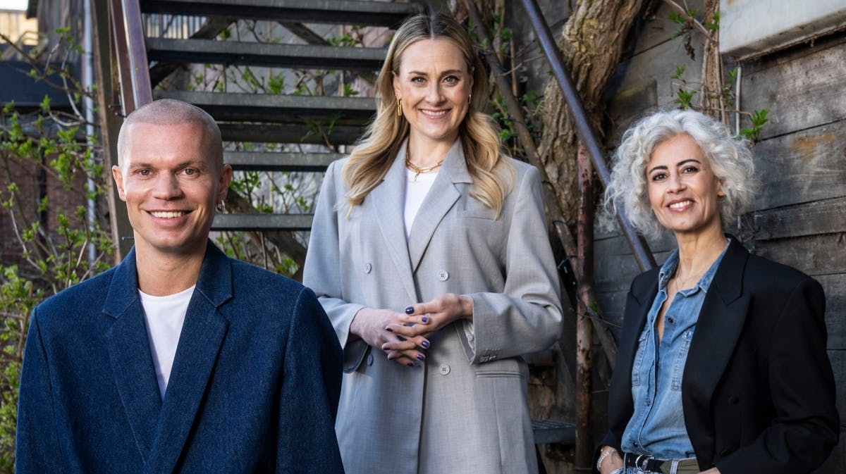 Søren le Schmidt, Mette Bluhme Rieck og Anja Camilla Alajdi. 