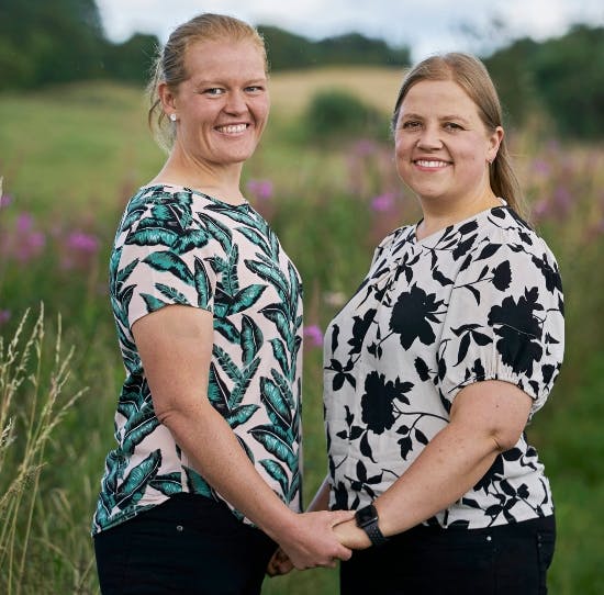 Isabel og Tina Rosiak Lønborg.