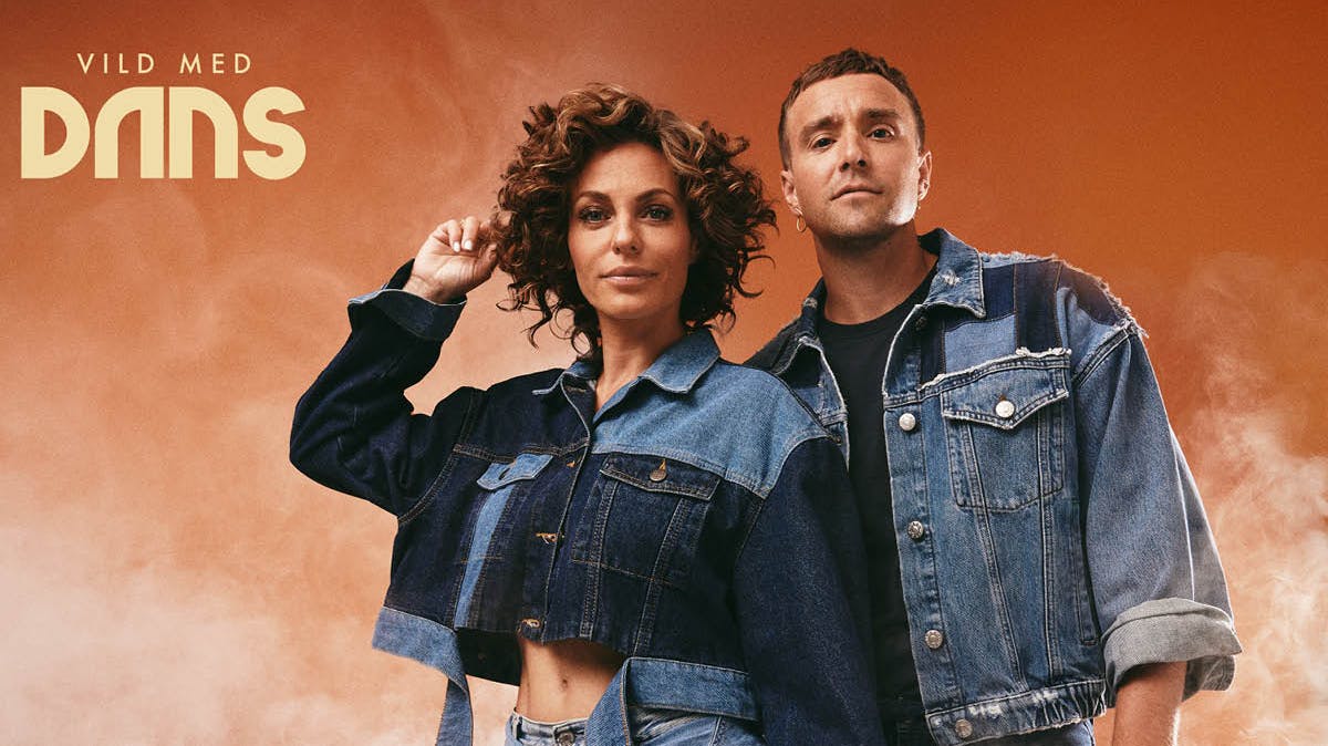 "Vild med dans"-værterne Sarah Grünewald og Martin Johannes Larsen.