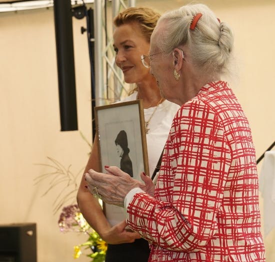 Connie Nielsen og dronning Margrethe