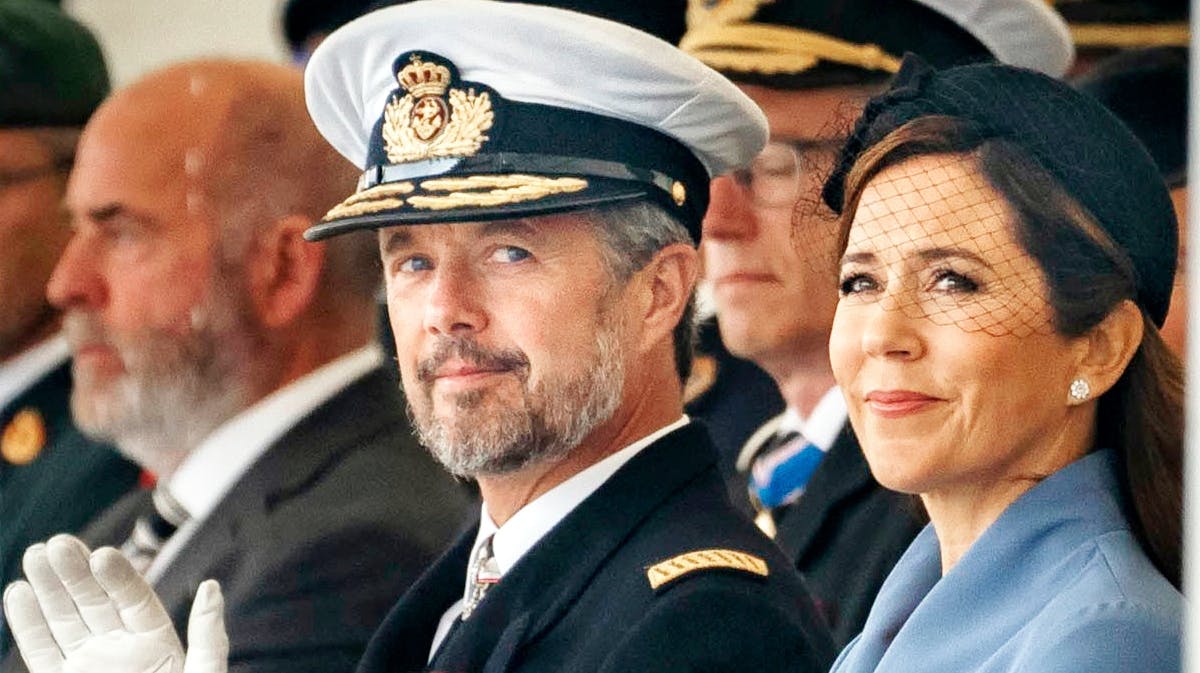Arkivfoto af kronprinsparret under Flagdag for Danmarks udsendte i 2020.