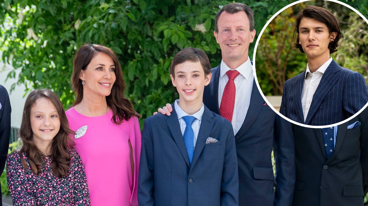 Komtesse Athena, prinsesse marie, grev Henrik, prins Joachim og grev Nikolai