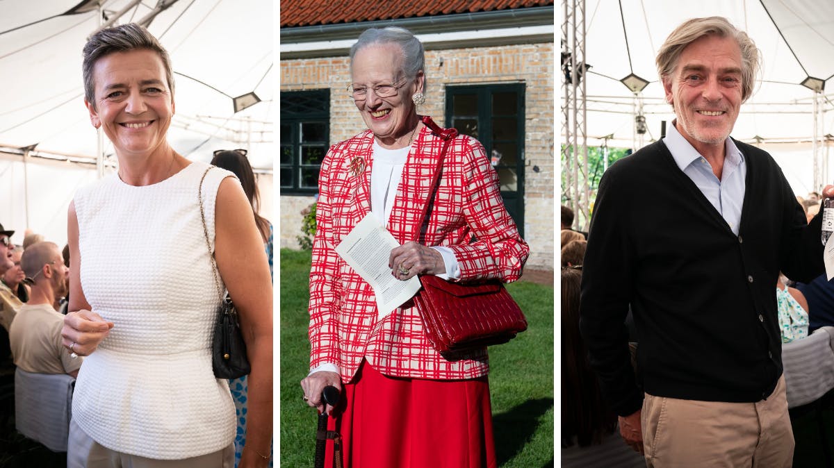 Margrethe Vestager, dronning Margrethe og Peter A.G.