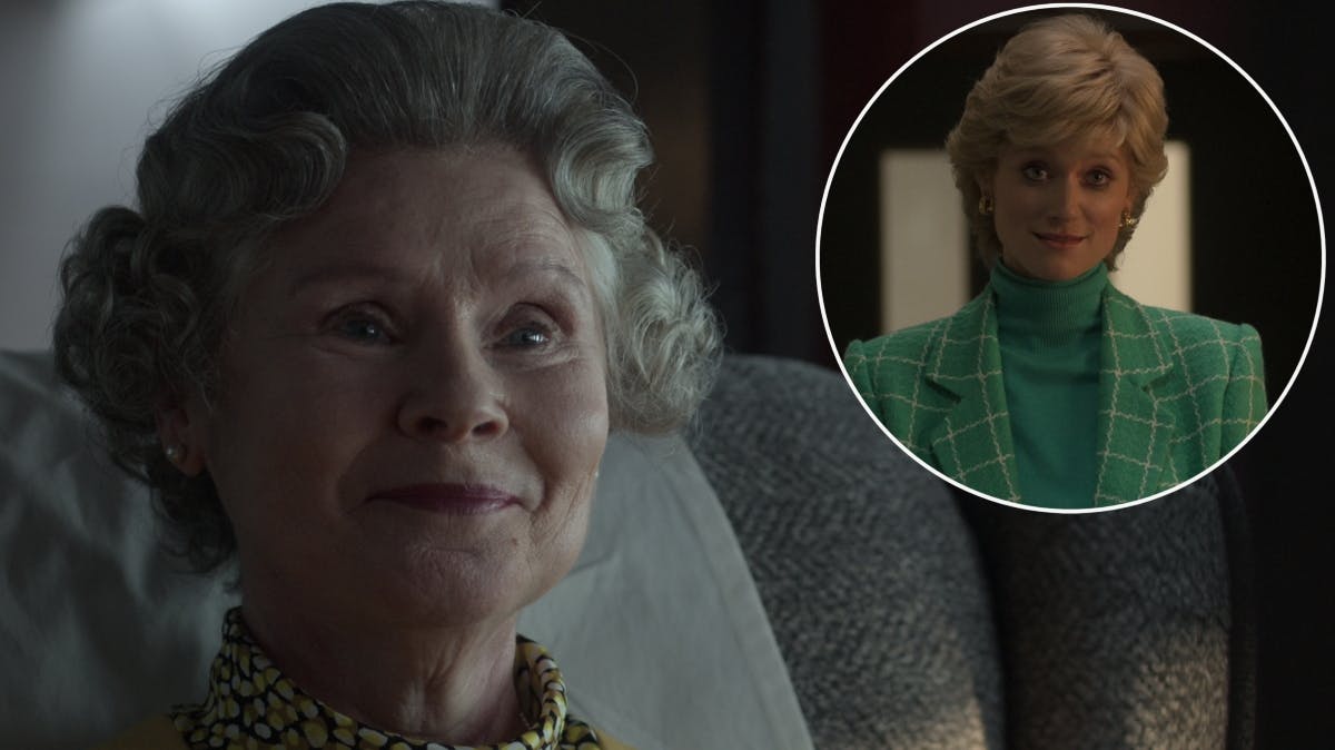 Imelda Staunton som dronning Elizabeth i The Crown