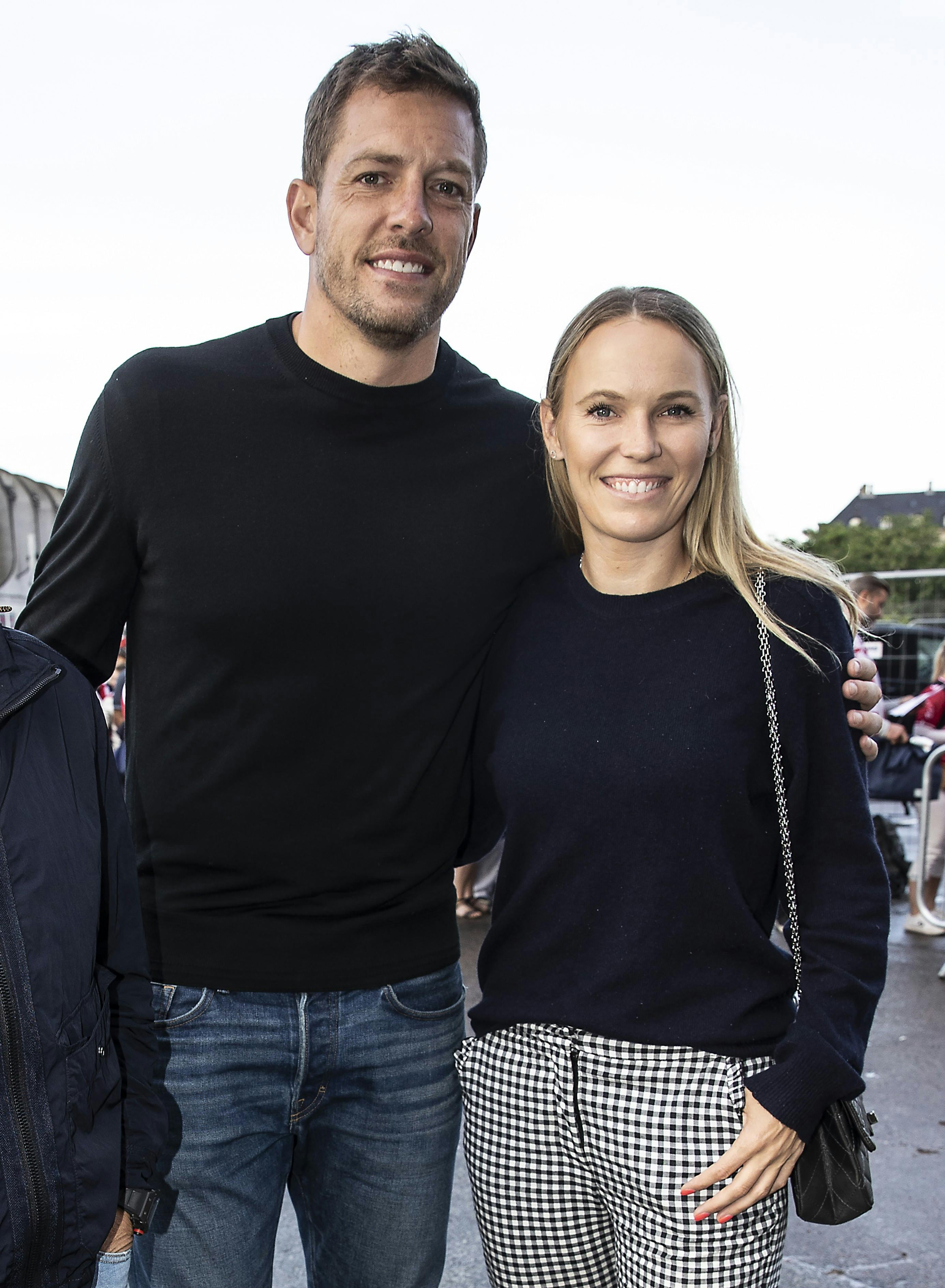 Caroline Wozniacke og David Lee.