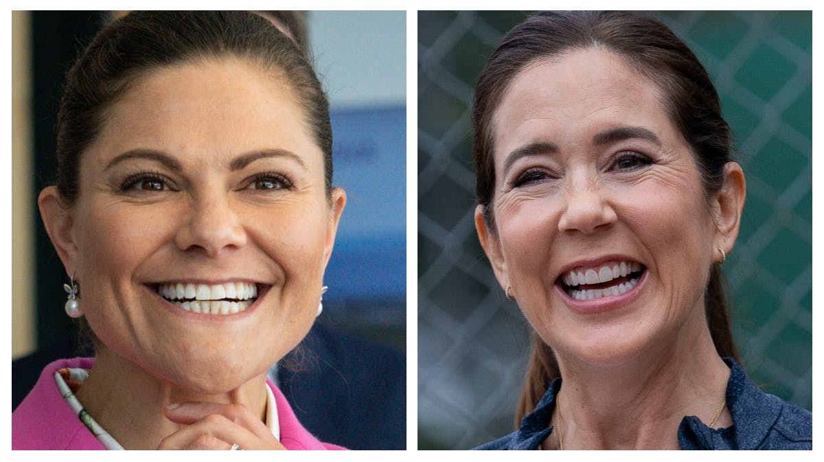 Kronprinsesse Victoria og kronprinsesse Mary