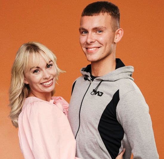 Fredrik Trudslev og Jenna Bagge.