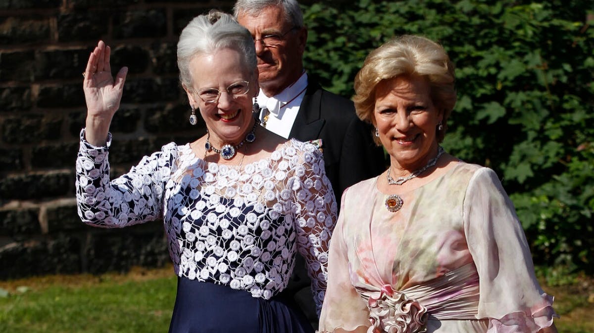 Dronning Margrethe og dronning Anne-Marie