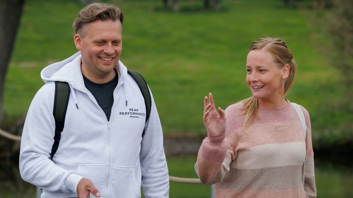 Niels Erik og Christina. 