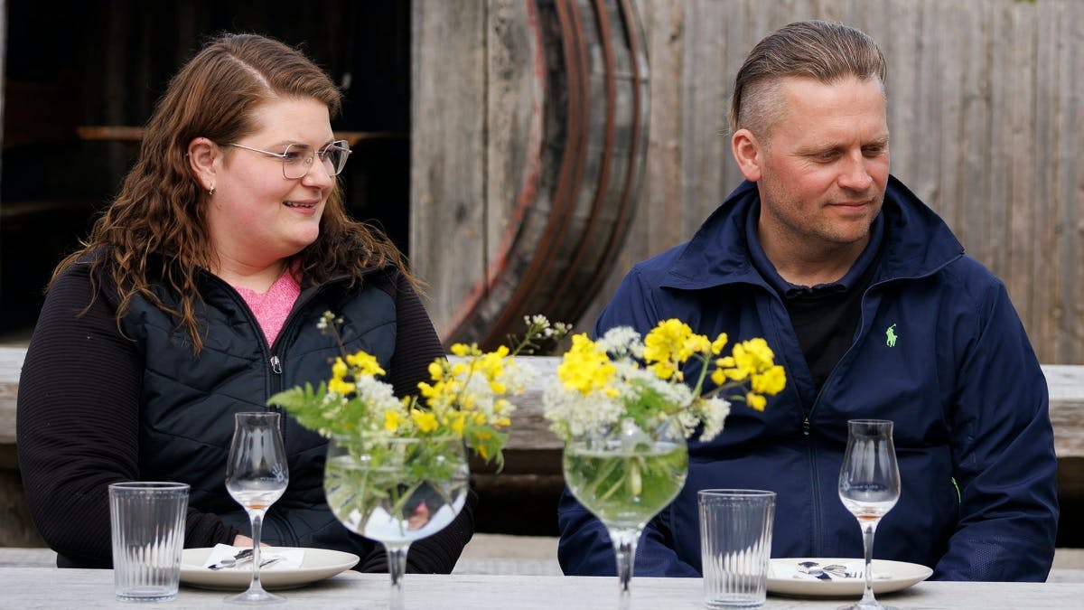 Louise og Niels Erik på date.&nbsp;