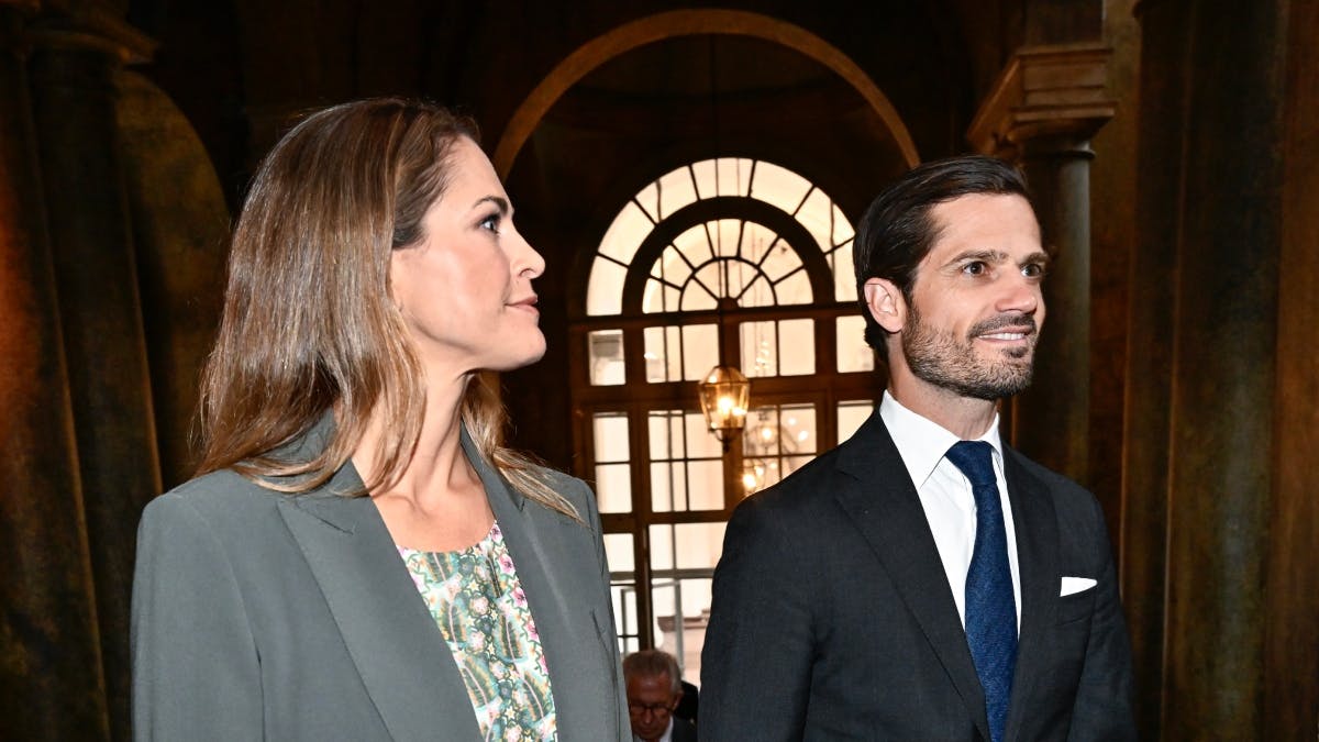 Prinsesse Madeleine med sin bror, prins Carl Philip