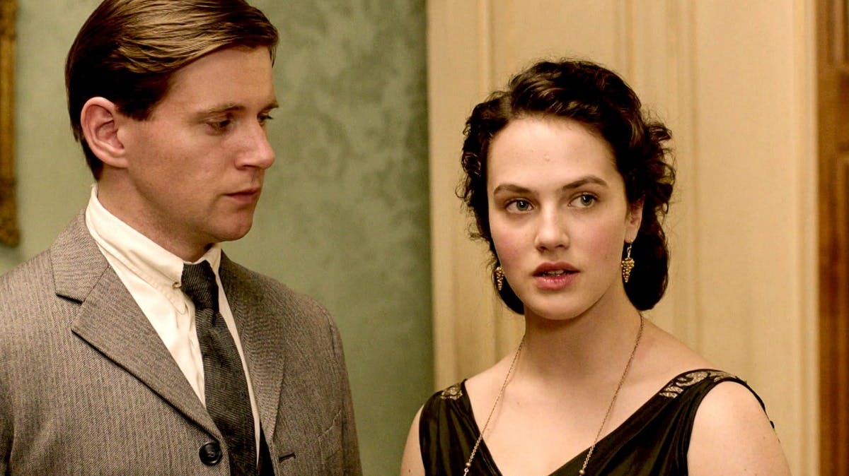 Tom Branson og Sybil Crawley i "Downton Abbey".