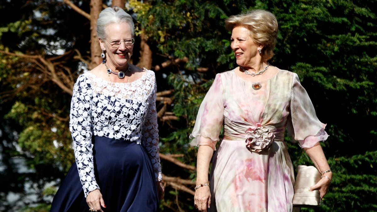 Dronning Margrethe og dronning Anne-Marie