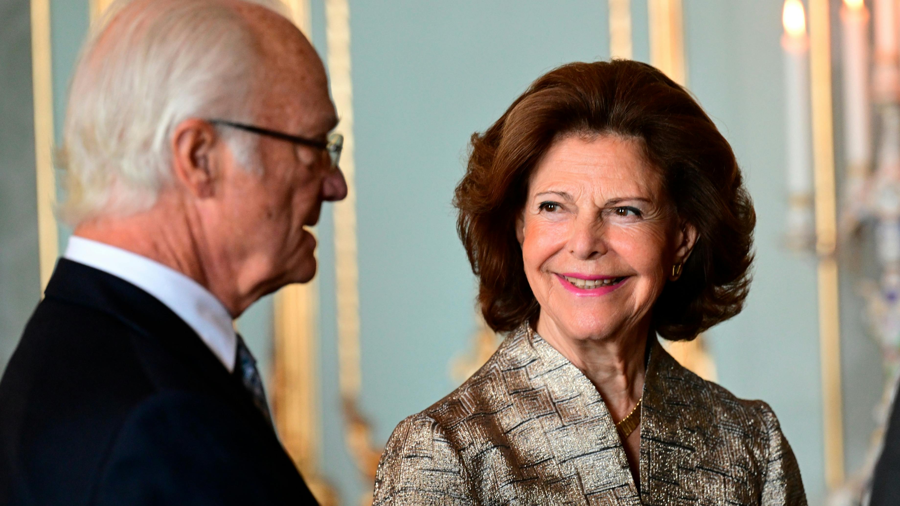 Kong Carl Gustaf og dronning Silvia. 