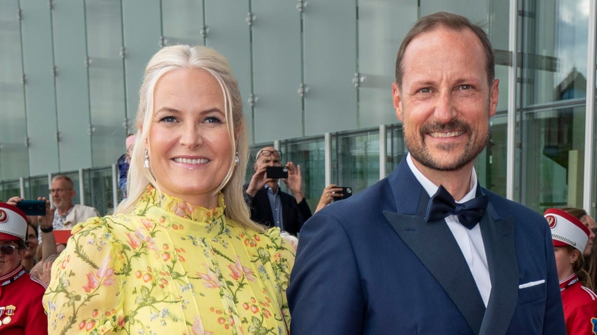 Kronprinsesse Mette-Marit og kronprins Haakon.&nbsp;