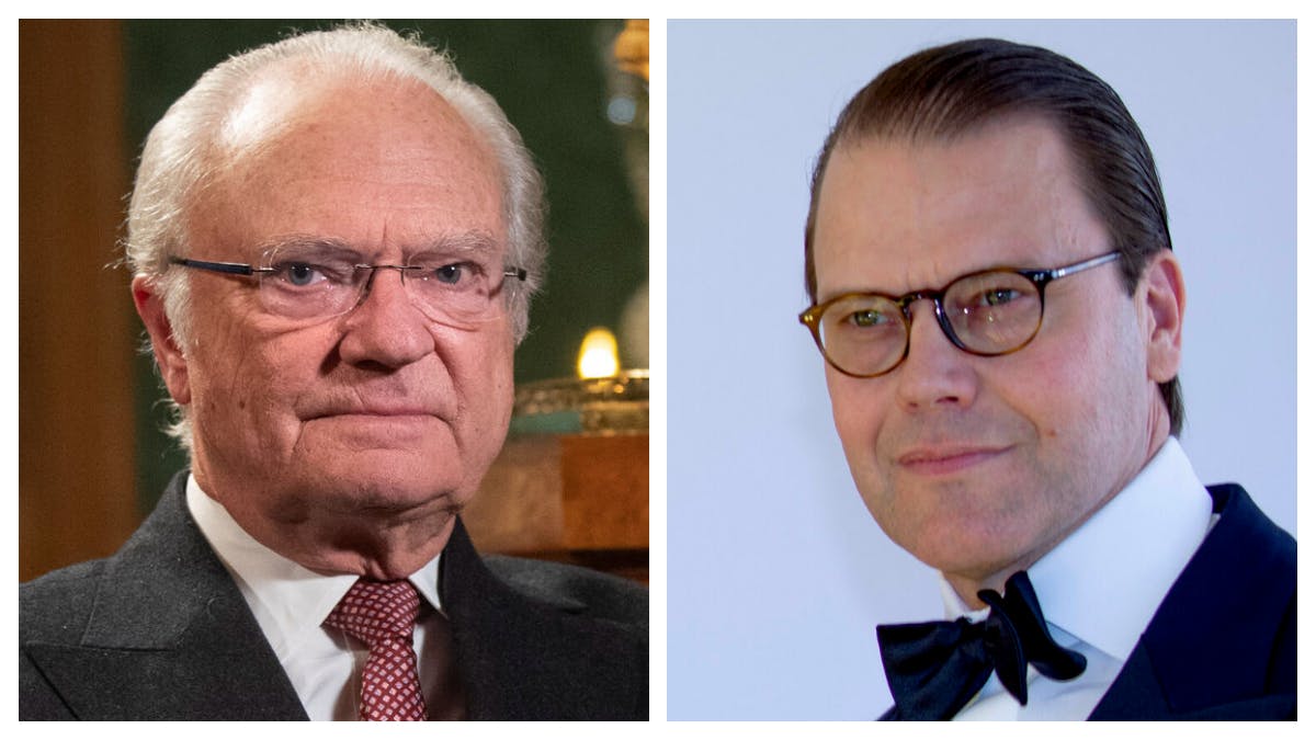 Kong Carl Gustaf og prins Daniel